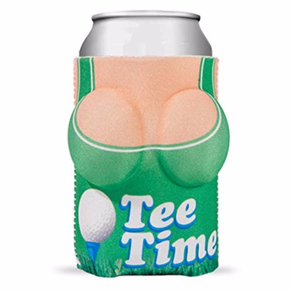 Boobzie Insulated Can Coozie Other - Boobzie ‘Tee Time “ Insulated Can Cover